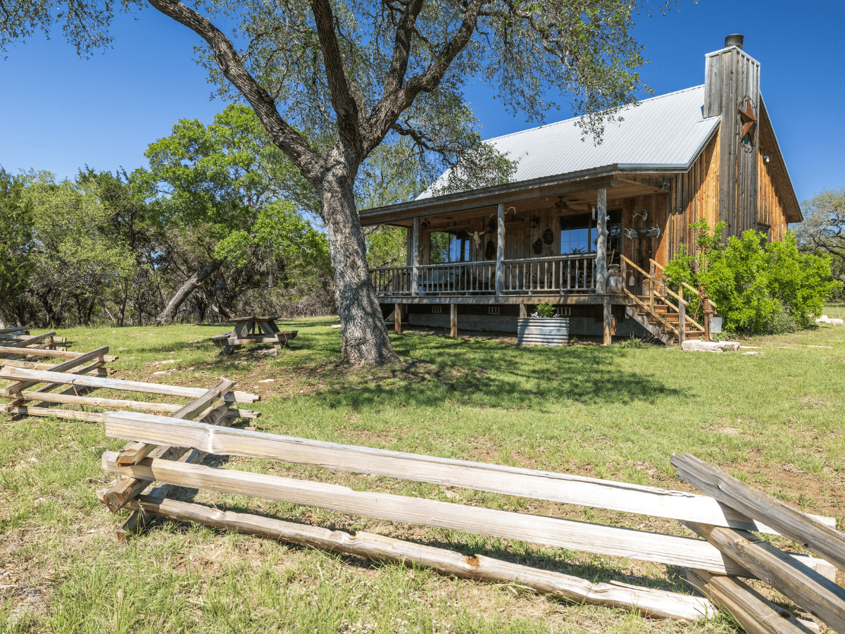 Image of exterior winters mill Cabin at Inn at Sunset Mill ranch