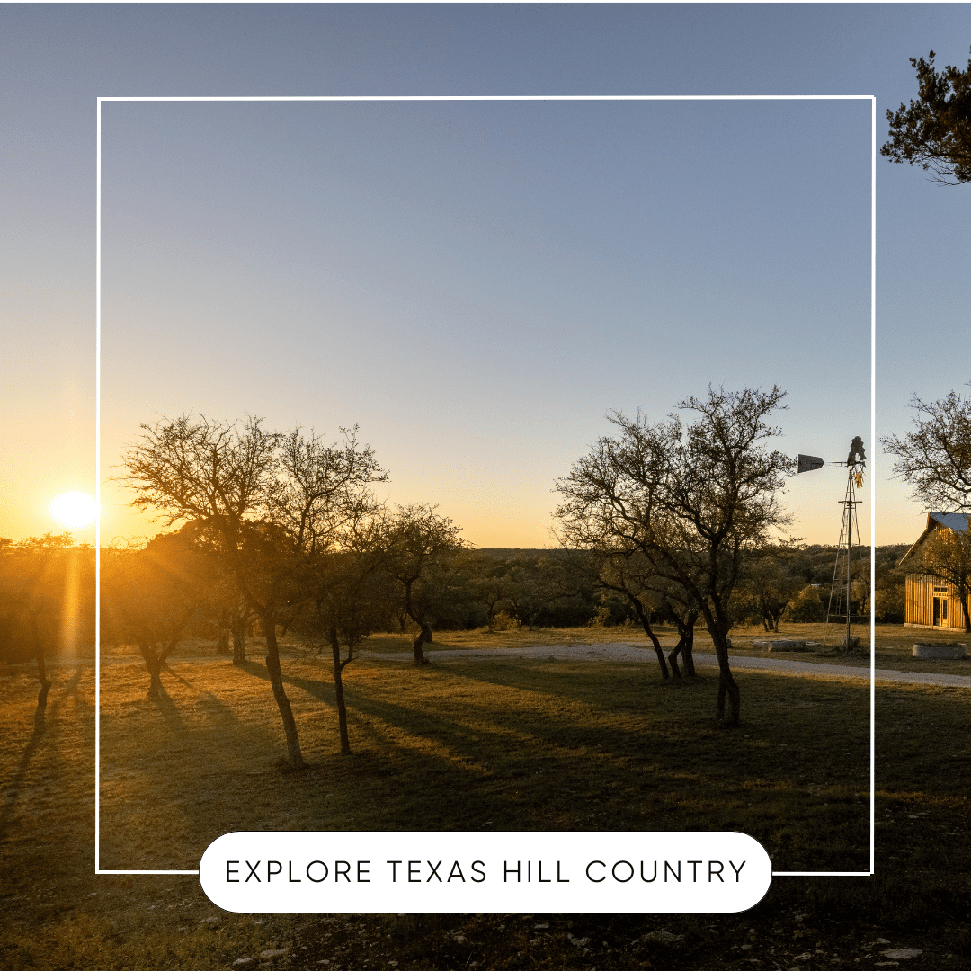 Sunset_Mill_Ranch_Texas_Hill_Country_Bed_And_Breakfast (3) - Inn at Sunset Mill Ranch Image of sunset in Texas Hill Country taken at the inn at sunset mill ranch, hotel lodging in wimberley texas