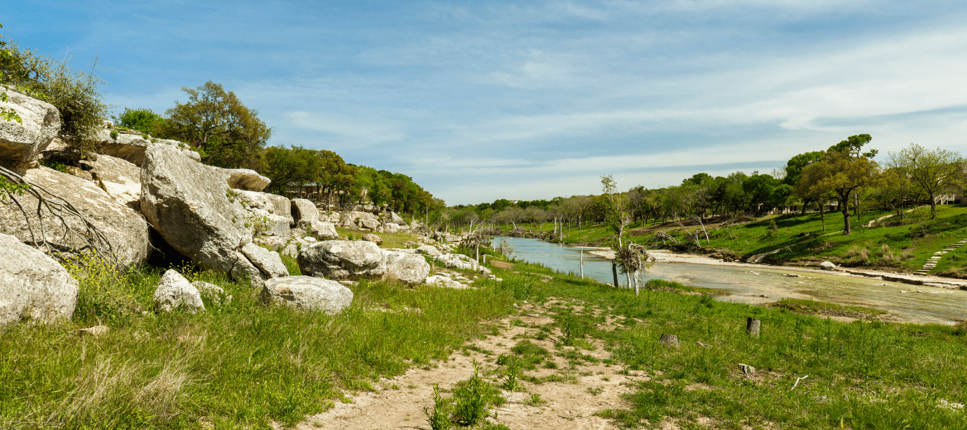 Image of blanco river in wimberley