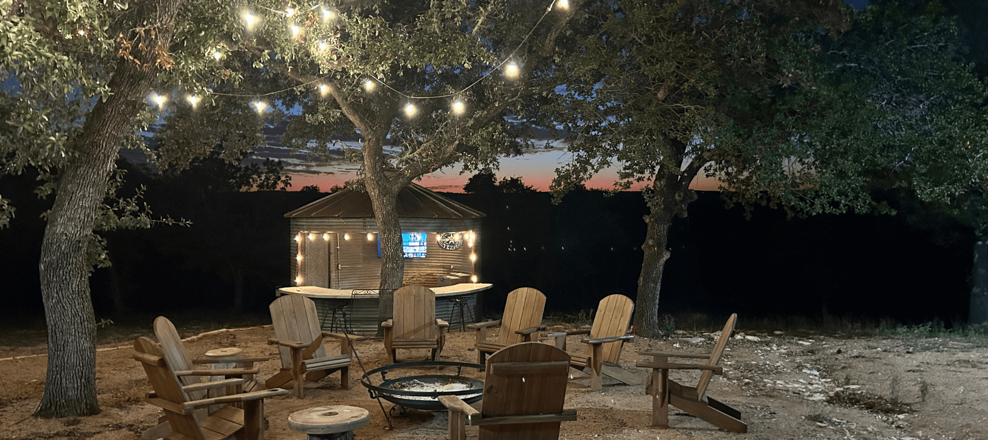 Image of firepit at Inn at Sunset Mill Ranch